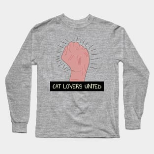 Cat lovers united Long Sleeve T-Shirt